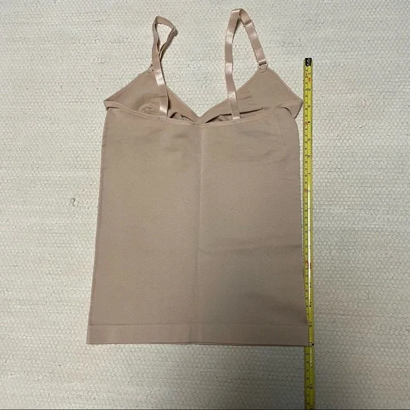 NWOT Shaping Toning Camisole Shape Wear Beige One Size Adjustable Straps - Picture 5 of 5